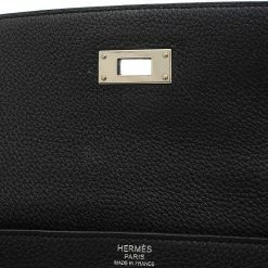 Hermes Kelly 32 Togo Black A Engraved Handbag For Women 17 Hermes Kelly 32 Togo Black A Engraved Handbag For Women -Deals Hermes Store luxury women hermes used handbags p679812 010