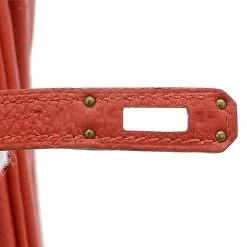 Hermes Birkin 25 Togo Rouge Glénat T Engraved Handbag For Women -Deals Hermes Store luxury women hermes used handbags p679813 006