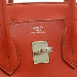 Hermes Birkin 25 Tadelact Saint-Ginne R Engraved Handbag For Women -Deals Hermes Store luxury women hermes used handbags p679818 003
