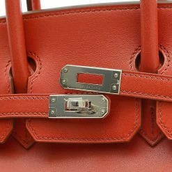 Hermes Birkin 25 Tadelact Saint-Ginne R Engraved Handbag For Women -Deals Hermes Store luxury women hermes used handbags p679818 006
