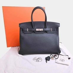 Hermes Togo Birkin 35 Handbag Black For Women -Deals Hermes Store luxury women hermes used handbags p679820 009
