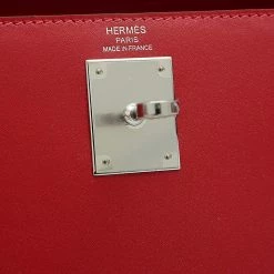 Hermes Kelly 28 Tadelact Rougevif Z Engraved Handbag For Women -Deals Hermes Store luxury women hermes used handbags p679824 007