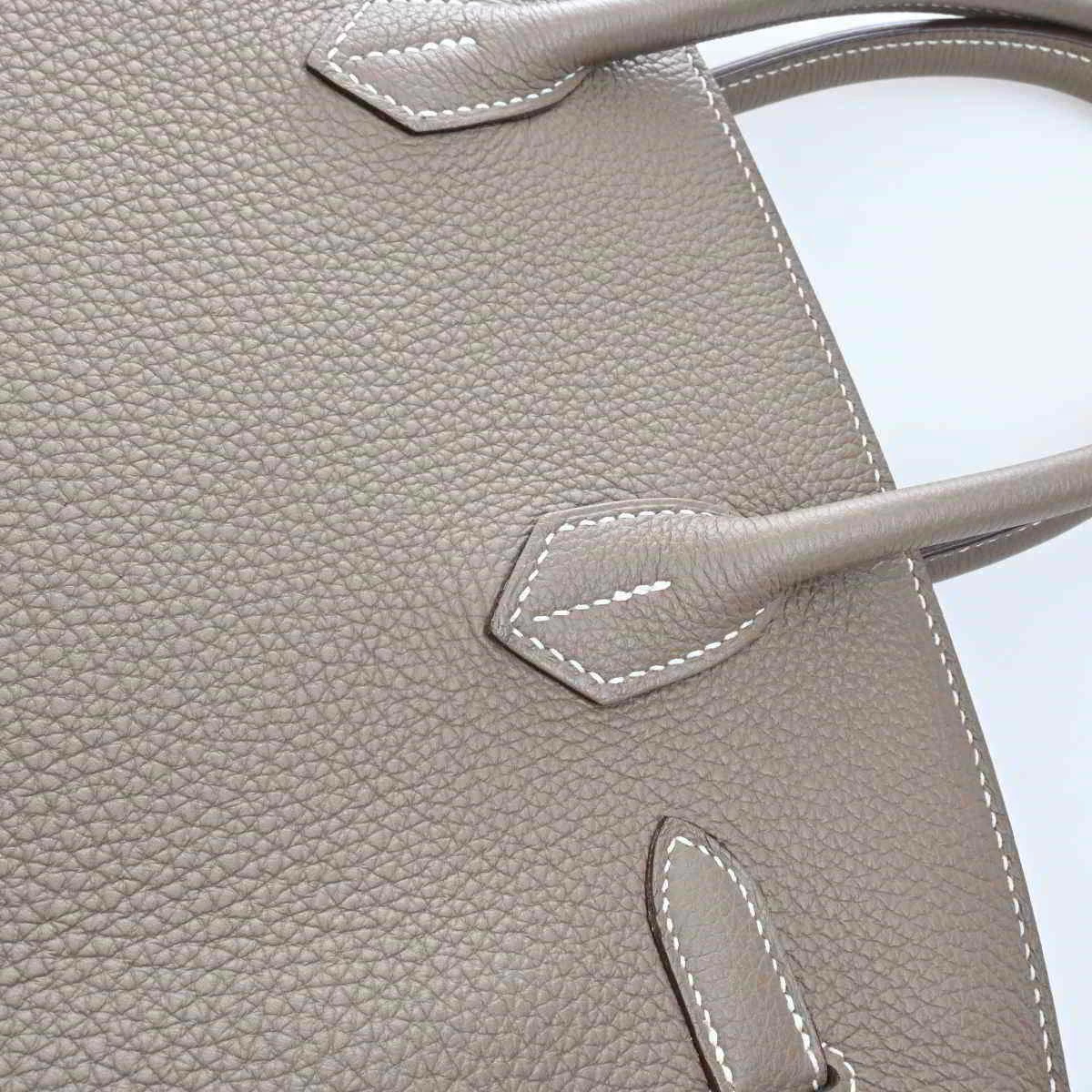 Hermes Togo Birkin 30 Handbag Greige For Women 10 Hermes Togo Birkin 30 Handbag Greige For Women - Image 8