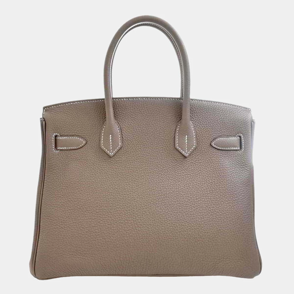 Hermes Togo Birkin 30 Handbag Greige For Women 4 Hermes Togo Birkin 30 Handbag Greige For Women - Image 2