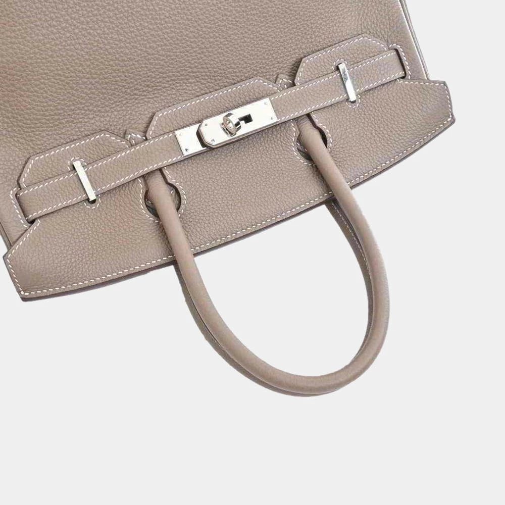 Hermes Togo Birkin 30 Handbag Greige For Women 9 Hermes Togo Birkin 30 Handbag Greige For Women - Image 7