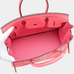 Hermes Birkin 30 Taurillon Rose Azare Y Engraved Handbag For Women -Deals Hermes Store luxury women hermes used handbags p679826 007