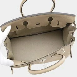 Hermes Birkin 30 Togo Turtier Gray T Engraved Handbag For Women -Deals Hermes Store luxury women hermes used handbags p679828 007