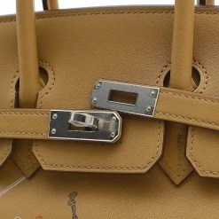 Hermes Birkin 25 In-N-Out Swift Biscuit Z Engraved Handbag For Women 17 Hermes Birkin 25 In-N-Out Swift Biscuit Z Engraved Handbag For Women -Deals Hermes Store luxury women hermes used handbags p679833 001