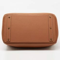 Hermes Etrusque Togo Leather Gold Finish Birkin HAC 45 Bag For Women -Deals Hermes Store luxury women hermes used handbags p679907 006