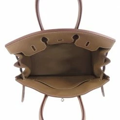 Hermes Grey Togo Leather Palladium Hardware Birkin 35 Bag For Women -Deals Hermes Store luxury women hermes used handbags p679995 005