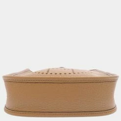 Hermes Brown Taurillon Clemence Leather Evelyn TPM Shoulder Bag For Women -Deals Hermes Store luxury women hermes used handbags p680015 001