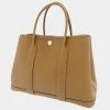 Hermes Brown Negonda Leather Garden Party TPM Tote Bag For Women