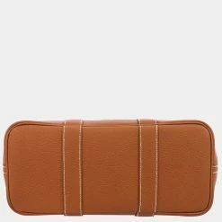 Hermes Gold Verso Negonda Leather Toile Garden Party TPM Tote Bag For Women -Deals Hermes Store luxury women hermes used handbags p680019 005