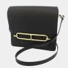 Hermes Black Leather Evercolor Sac Roulis Mini Shoulder Bag For Women -Deals Hermes Store luxury women hermes used handbags p680049 003
