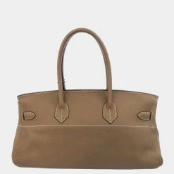 Hermes Grey Taurillon Clemence Leather Palladium Hardware Shoulder Birkin 42 Bag For Women -Deals Hermes Store luxury women hermes used handbags p680050 004