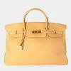 Hermes Curry ClÃ©mence Birkin 50 GHW For Women