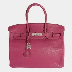 Hermes Tosca ClÃ©mence Birkin 35 PHW For Women