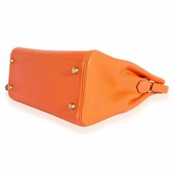 Hermes Orange Togo Kelly Sport PM GHW For Women -Deals Hermes Store luxury women hermes used handbags p680320 008