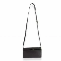 Hermes Black Evergrain Clic H 21 PHW For Women -Deals Hermes Store luxury women hermes used handbags p680324 007