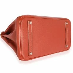 Hermes Sienne Epsom Birkin 35 PHW For Women -Deals Hermes Store luxury women hermes used handbags p680325 007