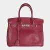 Hermes Verso Tosca & Rose Tyrien Epsom Birkin 30 PHW For Women