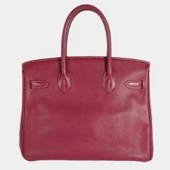 Hermes Verso Tosca & Rose Tyrien Epsom Birkin 30 PHW For Women -Deals Hermes Store luxury women hermes used handbags p680331 007