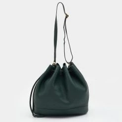 Hermes Vert Fonce Togo Leather Market Bag For Women -Deals Hermes Store luxury women hermes used handbags p680825 004