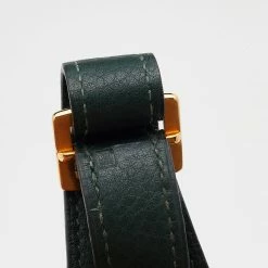 Hermes Vert Fonce Togo Leather Market Bag For Women -Deals Hermes Store luxury women hermes used handbags p680825 008