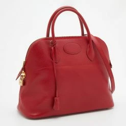 Hermes Rogue Vif Courchevel Leather Bolide Bolide 35 Bag For Women 17 Hermes Rogue Vif Courchevel Leather Bolide Bolide 35 Bag For Women -Deals Hermes Store luxury women hermes used handbags p680893 006