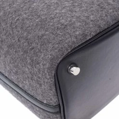 Hermes Grey Felt Leather Picotin Lock PM Top Handle Bag For Women -Deals Hermes Store luxury women hermes used handbags p682488 004