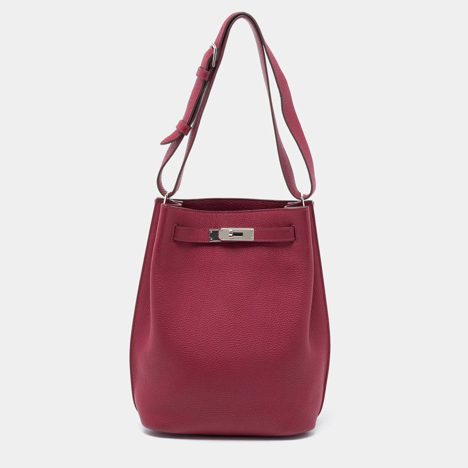 Hermes Rouge Grenat Togo Leather So Kelly 22 Bag For Women 3 Hermes Rouge Grenat Togo Leather So Kelly 22 Bag For Women
