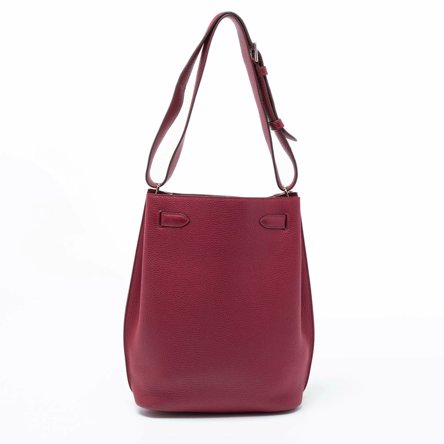 Hermes Rouge Grenat Togo Leather So Kelly 22 Bag For Women 6 Hermes Rouge Grenat Togo Leather So Kelly 22 Bag For Women - Image 4