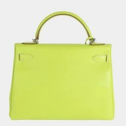 Hermes Kiwi Epsom Retourne Kelly 32 PHW For Women -Deals Hermes Store luxury women hermes used handbags p683589 006