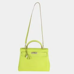 Hermes Kiwi Epsom Retourne Kelly 32 PHW For Women -Deals Hermes Store luxury women hermes used handbags p683589 007