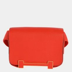 Hermes Capucines Chevre Geta GHW For Women -Deals Hermes Store luxury women hermes used handbags p683592 003