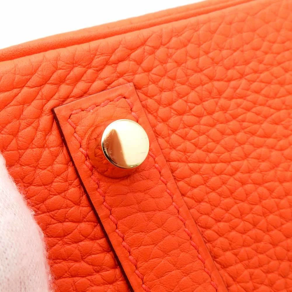 Hermes Pink Taurillon Clemence Leather Gold Hardware Birkin 30 Bag For Women 11 Hermes Pink Taurillon Clemence Leather Gold Hardware Birkin 30 Bag For Women - Image 9