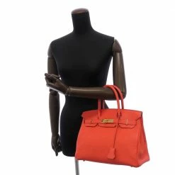 Hermes Pink Taurillon Clemence Leather Gold Hardware Birkin 30 Bag For Women 23 Hermes Pink Taurillon Clemence Leather Gold Hardware Birkin 30 Bag For Women -Deals Hermes Store luxury women hermes used handbags p683835 012