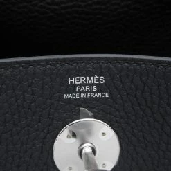 Hermes Black Taurillon Clemence Leather Lindy 26 Shoulder Bag For Women -Deals Hermes Store luxury women hermes used handbags p683847 005