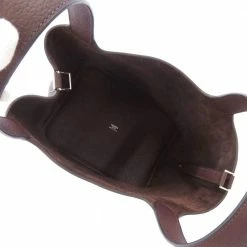 Hermes Red Taurillon Clemence Leather Picotin Lock MM Tote Bag For Women -Deals Hermes Store luxury women hermes used handbags p683855 004