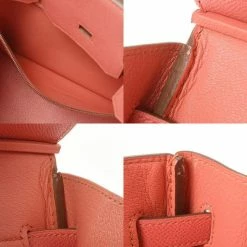 Hermes Pink Epsom Leather Gold Hardware Birkin 35 Bag For Women -Deals Hermes Store luxury women hermes used handbags p684006 011