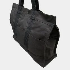 Hermes Handbag Tote Bag Aleline GM Gray Canvas For Women -Deals Hermes Store luxury women hermes used handbags p684191 006