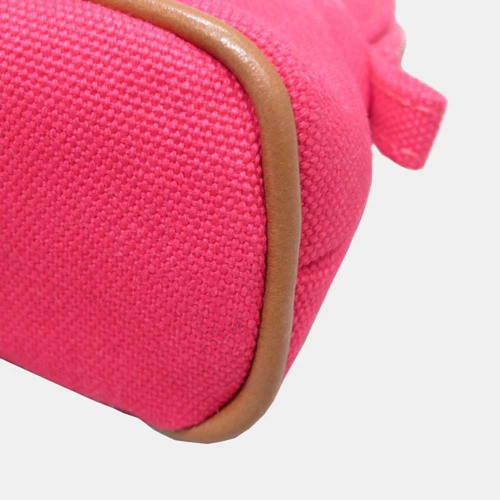 Hermes Bored Pouch Mini Hibiscus Cotton For Women 10 Hermes Bored Pouch Mini Hibiscus Cotton For Women - Image 8