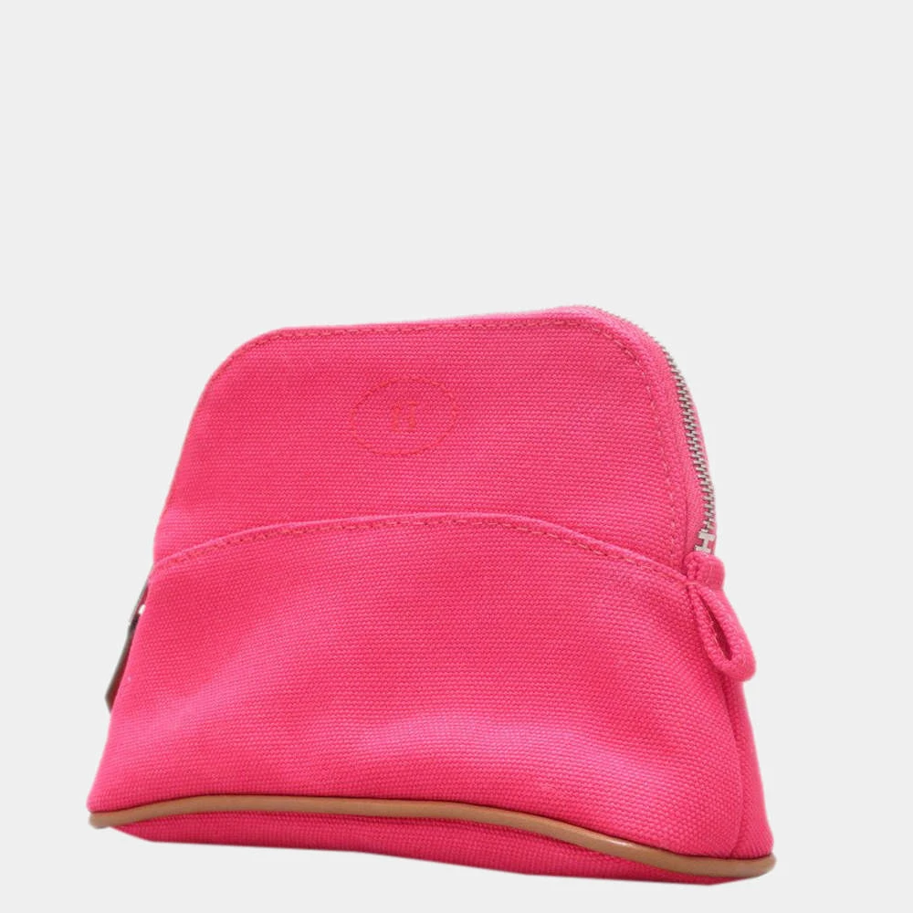 Hermes Bored Pouch Mini Hibiscus Cotton For Women 4 Hermes Bored Pouch Mini Hibiscus Cotton For Women - Image 2