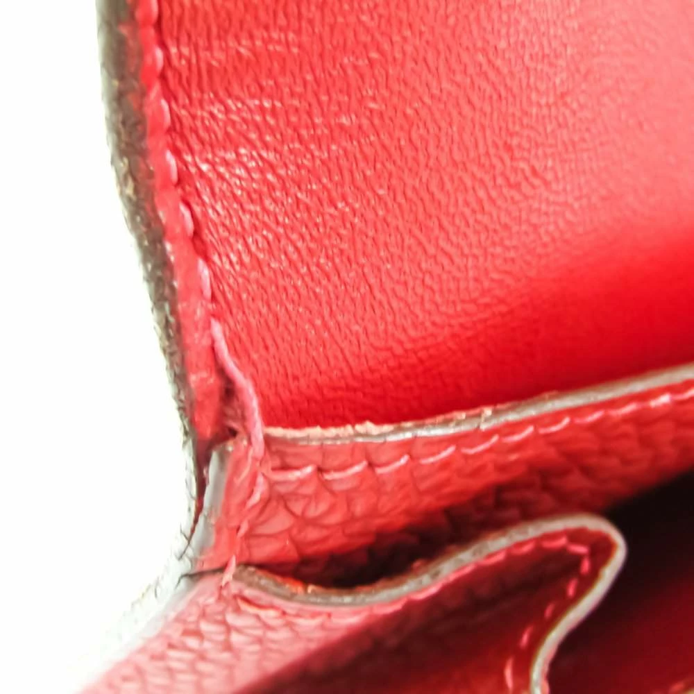 Hermes Dogon GM Unisex Togo Leather Long Wallet (bi-fold) Rouge Garance BF550296 For Women 12 Hermes Dogon GM Unisex Togo Leather Long Wallet (bi-fold) Rouge Garance BF550296 For Women - Image 10