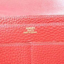 Hermes Dogon GM Unisex Togo Leather Long Wallet (bi-fold) Rouge Garance BF550296 For Women 23 Hermes Dogon GM Unisex Togo Leather Long Wallet (bi-fold) Rouge Garance BF550296 For Women -Deals Hermes Store luxury women hermes used handbags p684194 013