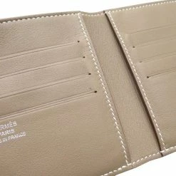 Hermes MC2 Copernicus Folding Wallet Etup Evercolor X Engraved For Women -Deals Hermes Store luxury women hermes used handbags p684195 010