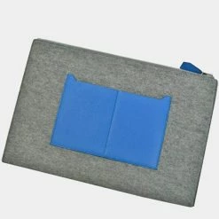 Hermes Bag Toudou 37 Light Gray Blue Zanzibar Felt Vaux Epson Clutch Second Women's Men's For Women -Deals Hermes Store luxury women hermes used handbags p684196 001