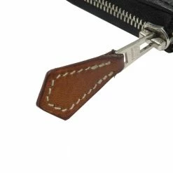 Hermes Azap Long Silk In Wallet Black Epson A Engraved For Women -Deals Hermes Store luxury women hermes used handbags p684199 005