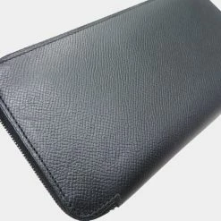 Hermes Azap Long Silk In Wallet Black Epson A Engraved For Women -Deals Hermes Store luxury women hermes used handbags p684199 010