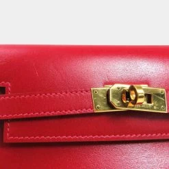 Hermes Tri-Fold Wallet Kelly Combine Replyant Medium Rouge Kazak Tadelacto Ladies For Women -Deals Hermes Store luxury women hermes used handbags p684201 009